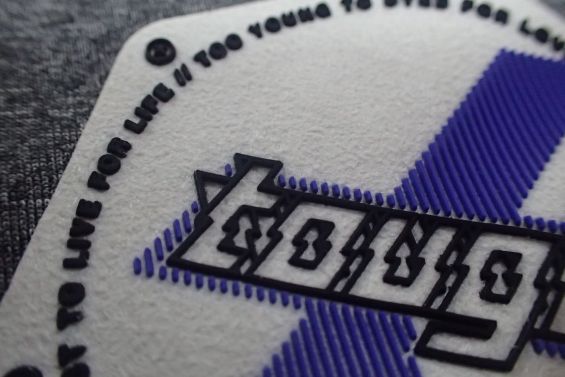 OEKO Injection Rubber Logo Patches