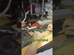 टीपीयू उच्च आवृत्ति लेबल पनरोक कस्टम कपड़े पैच