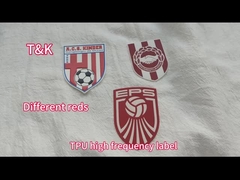 उच्च आवृत्ति लेबल टीपीयू गर्मी हस्तांतरण लेबल रंगीन टीपीयू गर्मी प्रेस लेबल