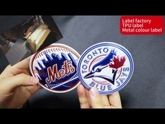 कस्टम टीपीयू हीट ट्रांसफर लेबल 3 डी रबर पैच कपड़े के लिए नरम टीपीयू लेबल