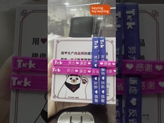 पर्यावरण के अनुकूल व्यक्तिगत प्रचारक उपहार 3 डी चाबी का गुच्छा कोई भी रंग