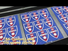 रेशम मुद्रण जैकेट के लिए कपड़े के लेबल आरामदायक