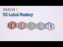 कस्टम इम्बोस्ड नाम लोगो टी शर्ट हीट ट्रांसफर टीपीयू लेबल