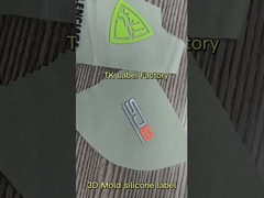 OEKO इंजेक्शन सिलिकॉन लोगो लेबल