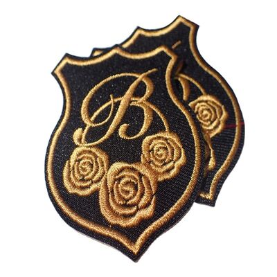 गर्म पिघल चिपकने वाला के साथ विभिन्न रंगों और प्रभावों में अनुकूलित पर्यावरण-अनुकूल कढ़ाई पैच