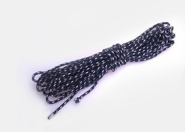 3mm / 4mm inelasticity मजबूत गैर लोचदार कॉर्ड नायलॉन लट रस्सी कोटेड फिनिशिंग