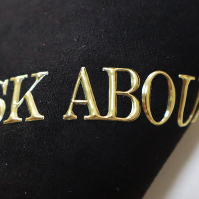 GlossGrip ब्लैक TPU हीट ट्रांसफर टैग (0.2mm, गारमेंट फ्यूजन)