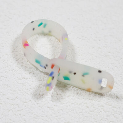 सिलिकॉन टाई-डाई केबल टाई - बैग और दैनिक उपयोग के लिए पुन: प्रयोज्य इलास्टिक कॉर्ड आयोजक