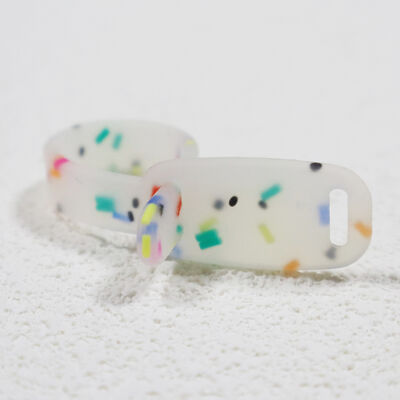 सिलिकॉन टाई-डाई केबल टाई - बैग और दैनिक उपयोग के लिए पुन: प्रयोज्य इलास्टिक कॉर्ड आयोजक