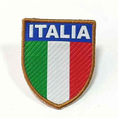 कढ़ाई पैच थोक कस्टम लोगो कपड़े बैग सामान