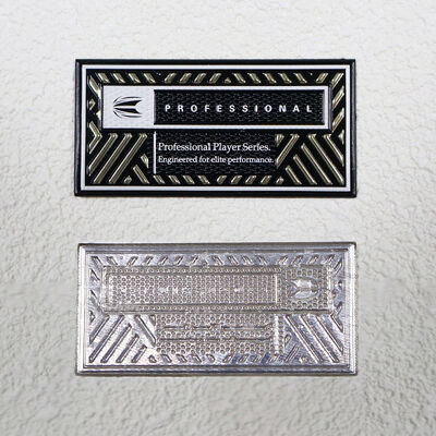 कस्टम टीपीयू हाई-फ्रीक्वेंसी पैच - मेटैलिक गोल्ड और ब्लैक प्रोफेशनल प्लेयर सीरीज़ बैज स्पोर्ट्सवियर के लिए