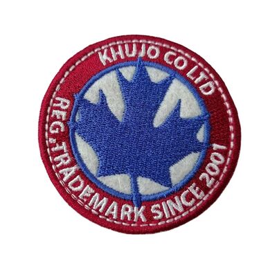 Factory Efficient Custom Design Embroidery Patches Ironing Embroidered Badges for Hats and Clothes