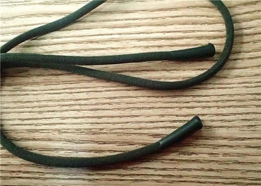 4MM जिपर कॉर्ड शीतल और मैट सिलिकॉन अंत वस्त्र, जूते के लिए ग्राहक