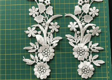 3 डी फूल कशीदाकारी सीना / लोहे पर पैच के लिए वस्त्र Applique Diy गौण