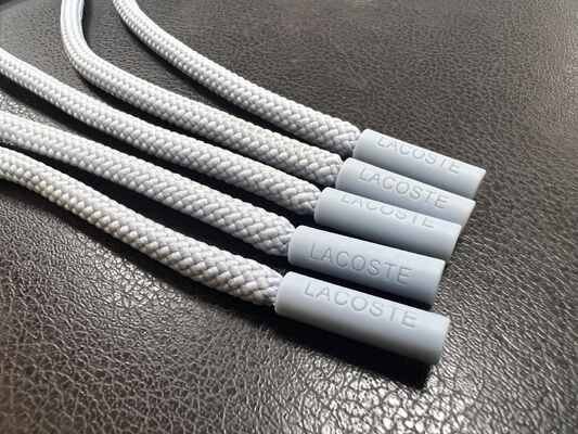 Silicone zipper puller - Drawstring Tips for Apparel & Accessories (Gray, 5pcs)